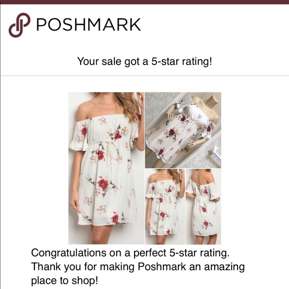 GIRLY & FLIRTY OFF SHOULDER FLORAL PRINT DRESS - Picture 2 of 8